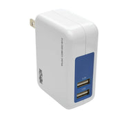 U280-002-W12_Tripp Lite by Eaton 2-Port USB Wall/Travel Charger, 5V, 1.0/2.4A