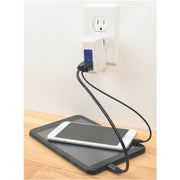 Tripp Lite by Eaton 2-Port USB Wall/Travel Charger, 5V, 1.0/2.4A - U280-002-W12