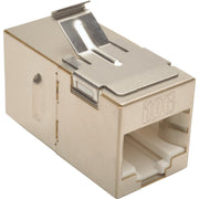 Tripp Lite by Eaton Cat6a Straight-Through Modular Shielded In-Line Snap-In Coupler (RJ45 F/F)