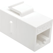 Tripp Lite by Eaton Cat6a Straight-Through Modular In-Line Snap-In Coupler (RJ45 F/F) - N235-001-6A