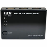 Tripp Lite by Eaton 3-Port HDMI Switch - B119-003-UHD-MN