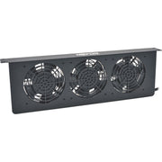 Tripp Lite by Eaton SmartRack 1U Fan Tray, 3 120V High-Performance Fans, 210 CFM, 5-15P Plug - SRFAN1U