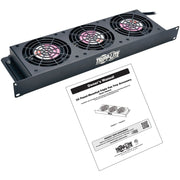 Tripp Lite by Eaton SmartRack 1U Fan Tray, 3 120V High-Performance Fans, 210 CFM, 5-15P Plug - SRFAN1U