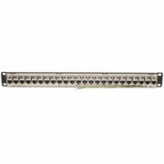 Tripp Lite 24-Port Cat6a Patch Panel Shielded Feedthrough Rackmount RJ45 1U - N254-024-SH-6A