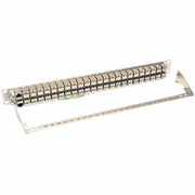 Tripp Lite 48-Port Cat6a Patch Panel Rackmount Shielded Feedthrough RJ45 1U - N254-048-SH-6A