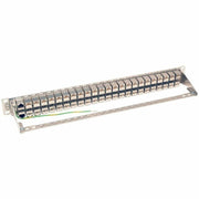 Tripp Lite 48-Port Cat6a Patch Panel Rackmount Shielded Feedthrough RJ45 1U - N254-048-SH-6A