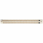 Tripp Lite 48-Port Cat6a Patch Panel Rackmount Shielded Feedthrough RJ45 1U - N254-048-SH-6A