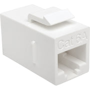 Tripp Lite by Eaton Cat6a Straight-Through Modular In-Line Snap-In Coupler (RJ45 F/F)