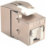 BHDBT-001-KJ-GY_Tripp Lite by Eaton Toolless Cat6a Keystone Jack, Gray