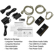 Vertiv Avocent LV 3020P High-Performance HD KVM Extender Kit with Receiver & Transmitter - LV3020P-001