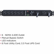 CyberPower Maintenance Bypass MBP20A6 - MBP20A6