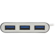 Tripp Lite by Eaton 4-Port Portable USB 3.0 SuperSpeed Mini Hub, Aluminum - U360-004-AL