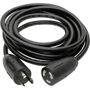 Tripp Lite 15ft Power Cord Extension Cable L5-20P to L5-20R with Locking Connectors Heavy Duty 20A 12AWG 15' - P046-015-LL