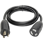 Tripp Lite 10ft Power Cord Extension Cable L5-20P to L5-20R with Locking Connectors Heavy Duty 20A 12AWG 10' - P046-010-LL