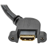 Tripp Lite 3ft High Speed HDMI Cable with Ethernet Digital Video / Audio Panel Mount M/F 3' - P569-003-MF-APM