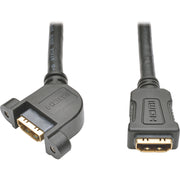 Tripp Lite 1ft High Speed HDMI Cable with Etherenet Digital Video / Audio Panel Mount F/F 1' - P569-001-FF-APM