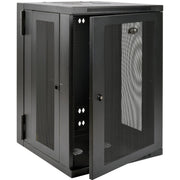 Tripp Lite by Eaton SmartRack 18U UPS-Depth Wall-Mount Rack Enclosure Cabinet, Hinged Back - SRW18USDP