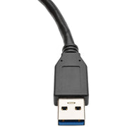 Tripp Lite series USB 3.0 SuperSpeed Type-A Extension Cable (M/F), Black, 6 in. - U324-06N-BK