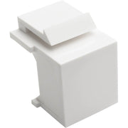 N040-010-WH_Tripp Lite by Eaton Snap-In Blank Keystone Jack Insert, White, 10 Pack