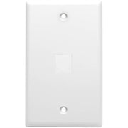 Tripp Lite by Eaton Snap-In Blank Keystone Jack Insert, White, 10 Pack - N040-010-WH