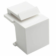 N040-010-WH_Tripp Lite by Eaton Snap-In Blank Keystone Jack Insert, White, 10 Pack