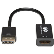 Tripp Lite 6in DisplayPort to HDMI Adapter Converter 4K x 2K Active UHD DP to HDMI M/F DPort 1.2 6" - P136-06N-UHD-V2