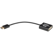 Tripp Lite 6in DisplayPort to DVI Adapter Active Converter M/F DPort 1.2 6" - P134-06N-DVI-V2