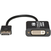 Tripp Lite 6in DisplayPort to DVI Adapter Active Converter M/F DPort 1.2 6" - P134-06N-DVI-V2