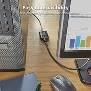 Tripp Lite 6in DisplayPort to VGA Adapter Active Converter DP to VGA M/F DPort 1.2 6" - P134-06N-VGA-V2