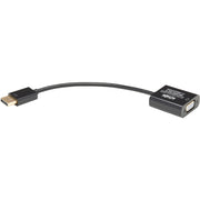 Tripp Lite 6in DisplayPort to VGA Adapter Active Converter DP to VGA M/F DPort 1.2 6" - P134-06N-VGA-V2
