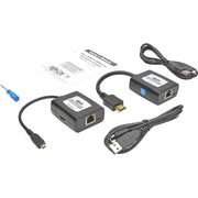 Tripp Lite by Eaton Micro-HDMI to HDMI over Cat5/Cat6 Active Extender Kit, 1080p @ 60 Hz,USB Powered - B126-1A1-U-MCRO