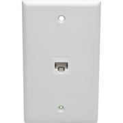 Tripp Lite by Eaton Cat6 Straight-Through Modular In-Line Snap-In Coupler (RJ45 F/F), White - N235-001-WH