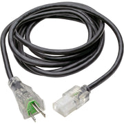 Tripp Lite 10ft Computer Power Cord Hospital Medical Cable 5-15P to C13 Clear 10A 18AWG 10' - P006-010-HG13CL