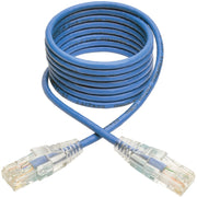 Tripp Lite by Eaton Cat6 Gigabit Snagless Molded Slim UTP Patch Cable (RJ45 M/M), Blue, 5ft - N201-S05-BL