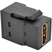 Tripp Lite HDMI Coupler Keystone Panel Mount F/F Black - P164-000-KP-BK