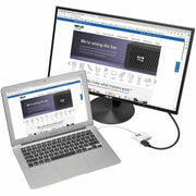 Tripp Lite 6in Mini DisplayPort to HDMI VGA 4K Adapter Converter Cable mDP to HDMI VGA 6" - P137-06N-HV-V2W