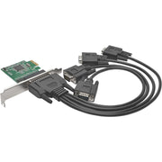 Tripp Lite by Eaton 4-Port DB9 (RS-232) Serial PCI Express Card