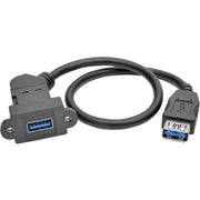 Tripp Lite by Eaton U325-001-KPA-BK USB Data Transfer Cable - U325-001-KPA-BK