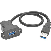 Tripp Lite by Eaton U324-001-KPA-BK USB Extension Data Transfer Cable - U324-001-KPA-BK
