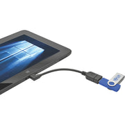 Tripp Lite by Eaton U052-06N-RA Micro USB to USB OTG Host Adapter Cable (M/F), White, 6 in - U052-06N-RA