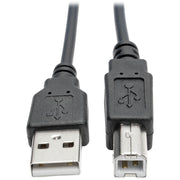 Tripp Lite series USB 2.0 Hi-Speed A/B Coiled Cable (M/M), 6 ft - U022-006-COIL