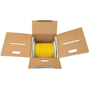 Tripp Lite by Eaton Cat6 Gigabit Bulk Solid-Core PVC Cable, Yellow, 1000 ft - N222-01K-YW
