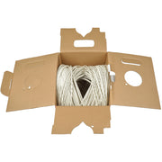 Tripp Lite by Eaton Cat5e 350 MHz Bulk Solid-Core Plenum-Rated PVC Cable, White, 1000 ft - N024-01K-WH
