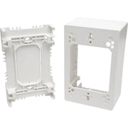 Tripp Lite by Eaton Single-Gang Surface-Mount Junction Box, White