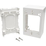 Tripp Lite by Eaton Single-Gang Surface-Mount Junction Box, White - N080-SMB1-WH