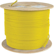 Tripp Lite by Eaton Cat5e 350 MHz Bulk Solid-Core PVC Cable, Yellow, 1000 ft