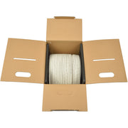 Tripp Lite by Eaton Cat6 Gigabit Bulk Solid-Core Plenum-Rated PVC Cable, White, 1000 ft - N224-01K-WH