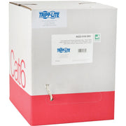 Tripp Lite by Eaton Cat6 Gigabit Bulk Solid-Core Plenum-Rated PVC Cable, White, 1000 ft