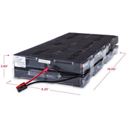 CyberPower RB1290X6B UPS Replacement Battery Cartridge for BP72V60ART2U 18 Month Warranty - RB1290X6B