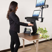 Tripp Lite by Eaton WorkWise Sit-Stand Desk-Clamp Workstation - WWSSDC